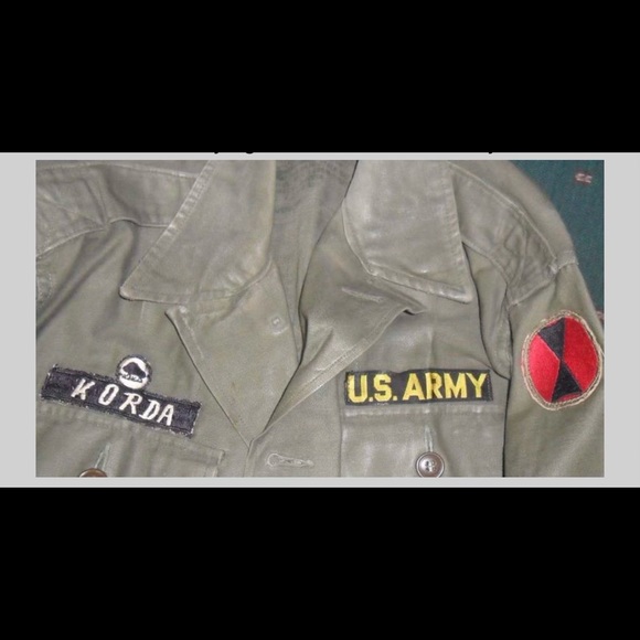 US Army new vintage name tape uniform insignia patch vintage 1953 - Picture 2 of 3